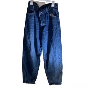 High Waisted Blue Jeans